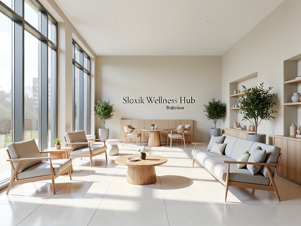 Interiér Slovak Wellness Hub Bratislava